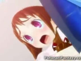 3d futanaries 精液 上の 女の子!