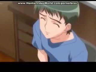 Anime tiener lassie sets omhoog plezier neuken in bed