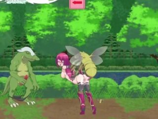 Guild meister &vert; stadium 1 &vert; scarlet håriga älskling subdued av lizard monsters och basar till få henne fittor fylld med massor av sperma &vert; hentai spel gameplay p1