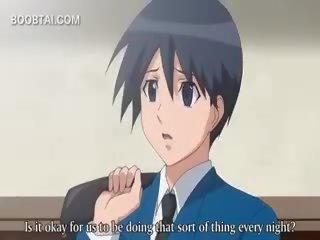 Naken erotisk anime tenåring knulling passionately i dusj