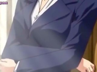 Marvelous anime babes rubbing their boobs