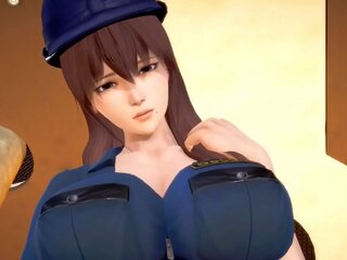 Policewoman werkend met liefde 3d hentai 69