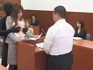 Hapon feature lawyer makakakuha ng fucked sa pamamagitan ng a invisible tao