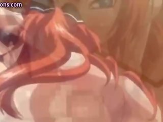 Redhead hentai teasing hard kontol